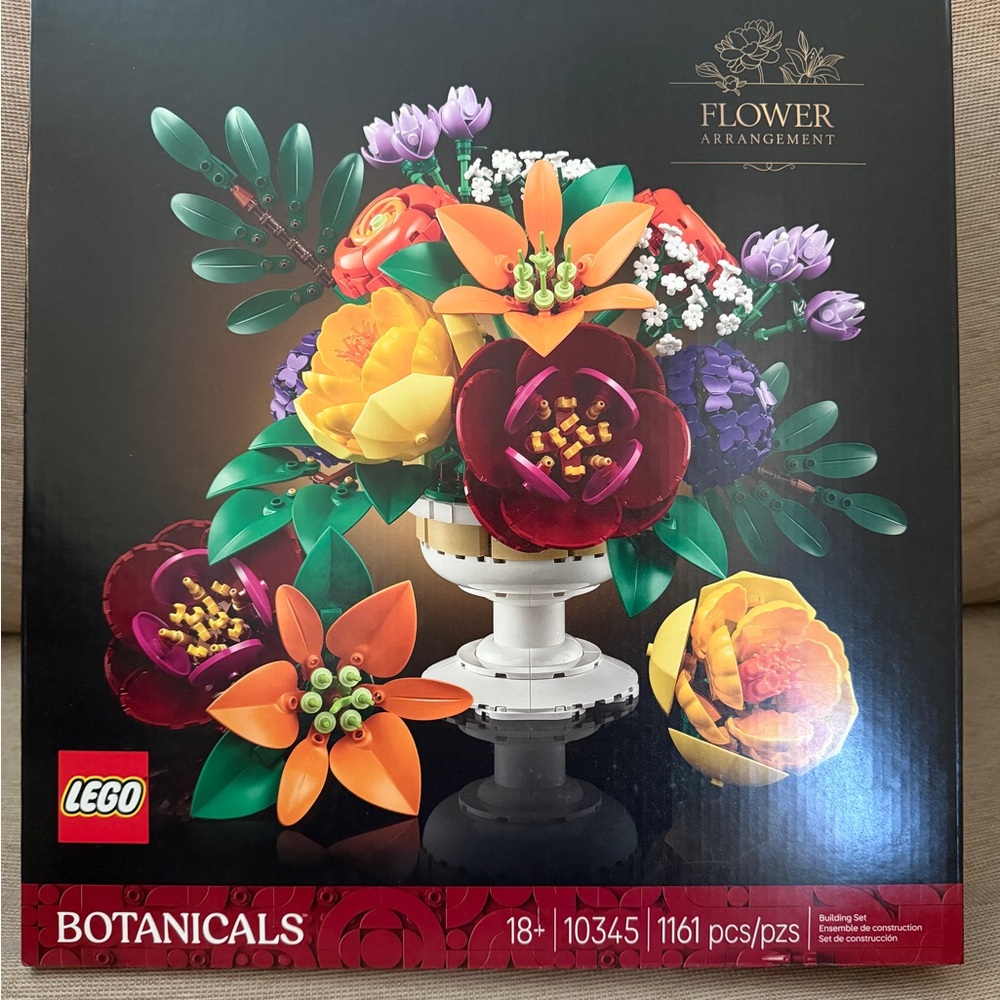 LEGO Botanical Flower Arrangement - Vibrant Multicolor